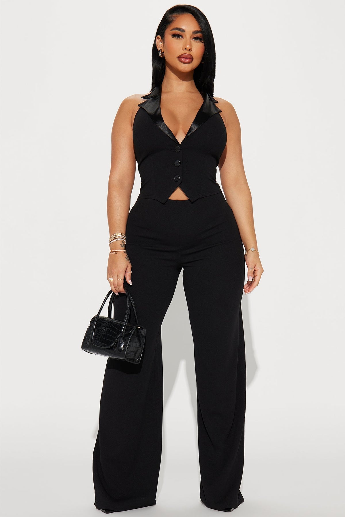 Natasha Marie Jumpsuit - Black