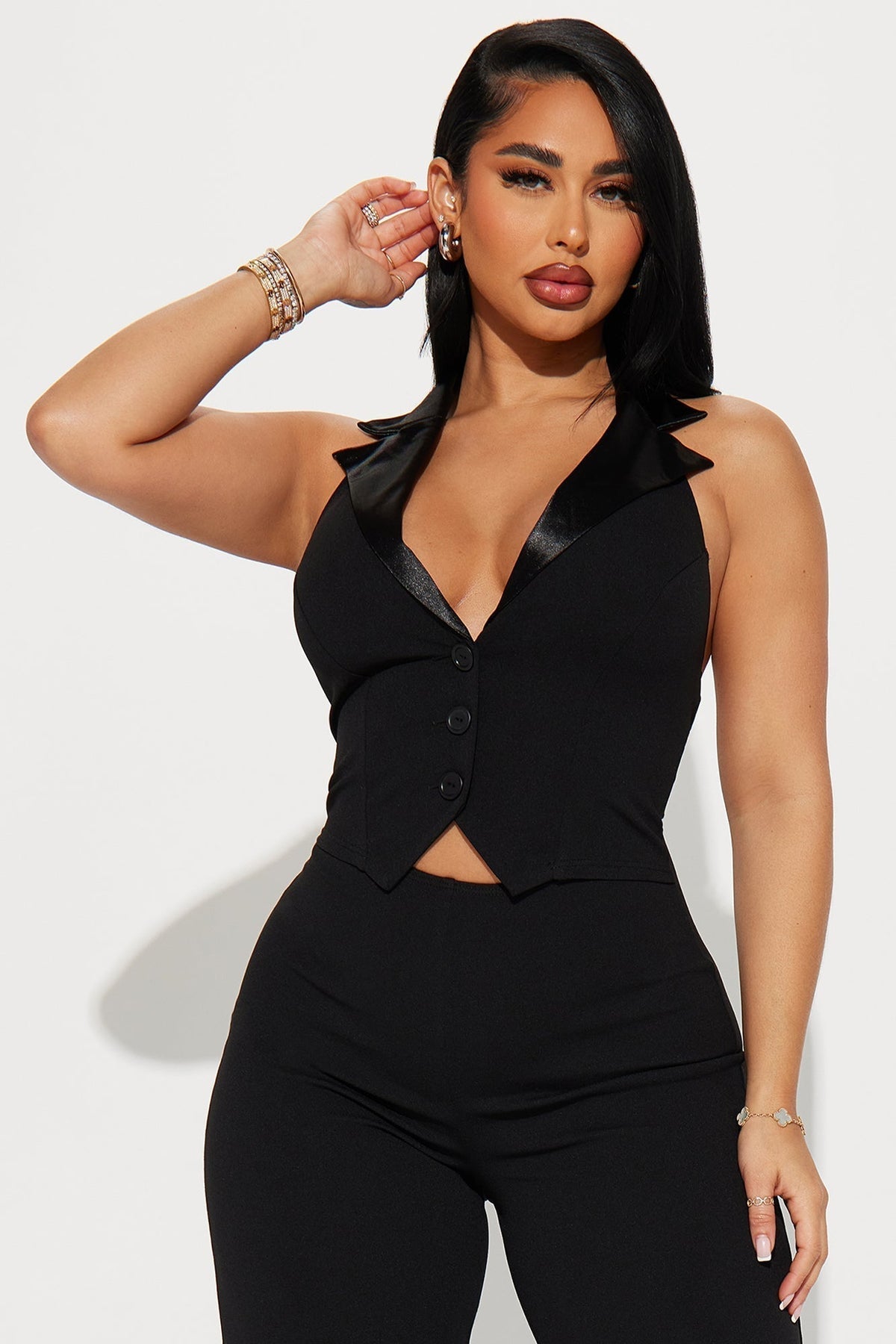 Natasha Marie Jumpsuit - Black
