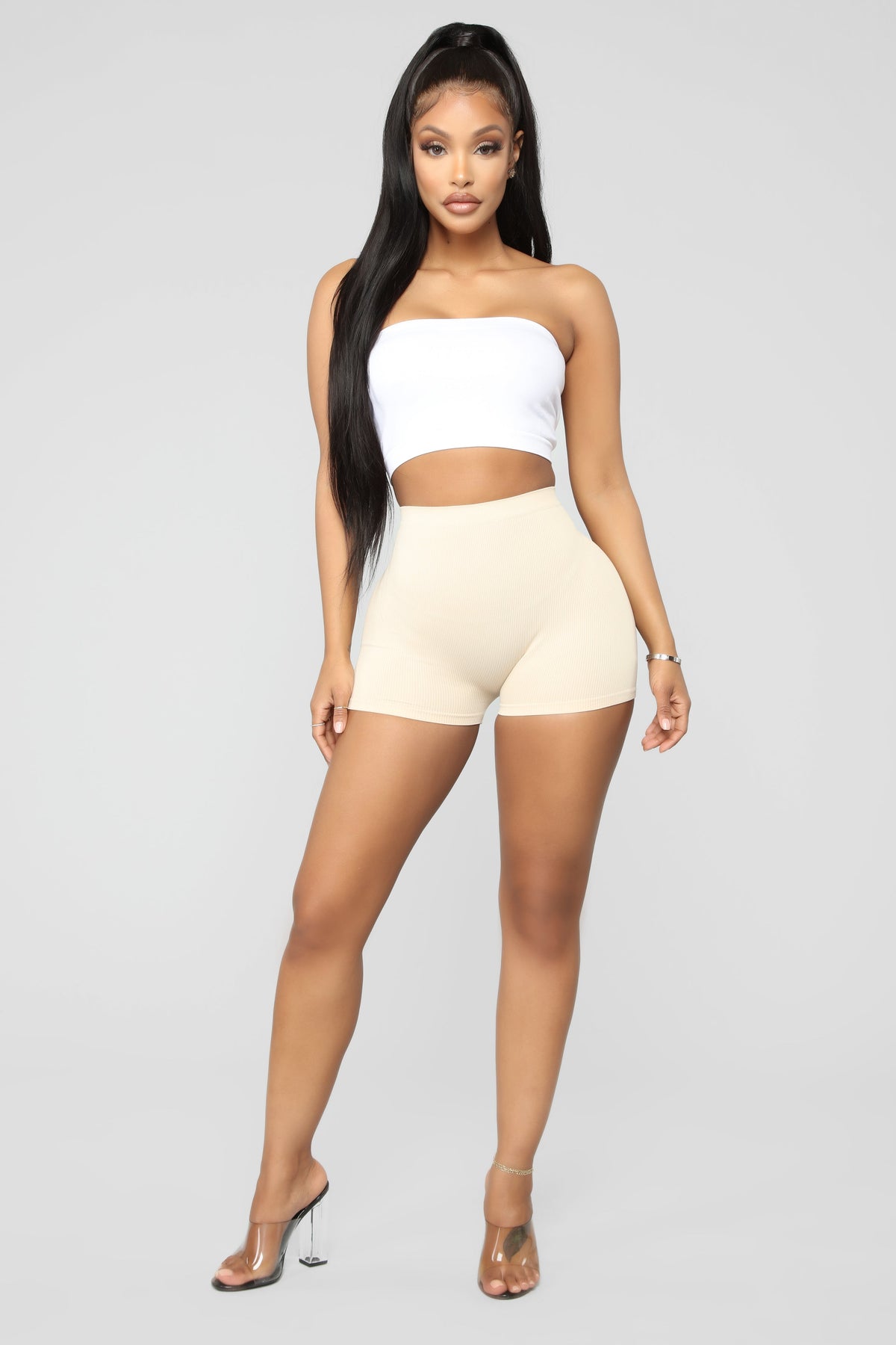 Uncomplicated Seamless Shorts - Nude