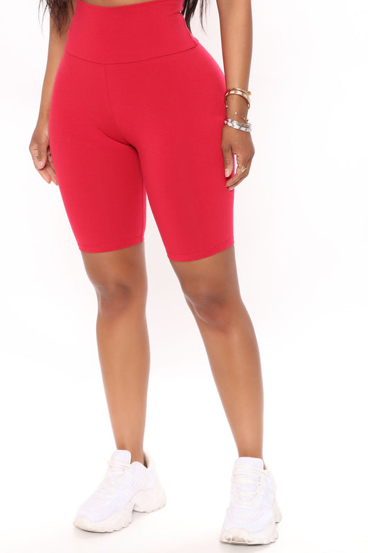 My Favorite Biker Short - Red