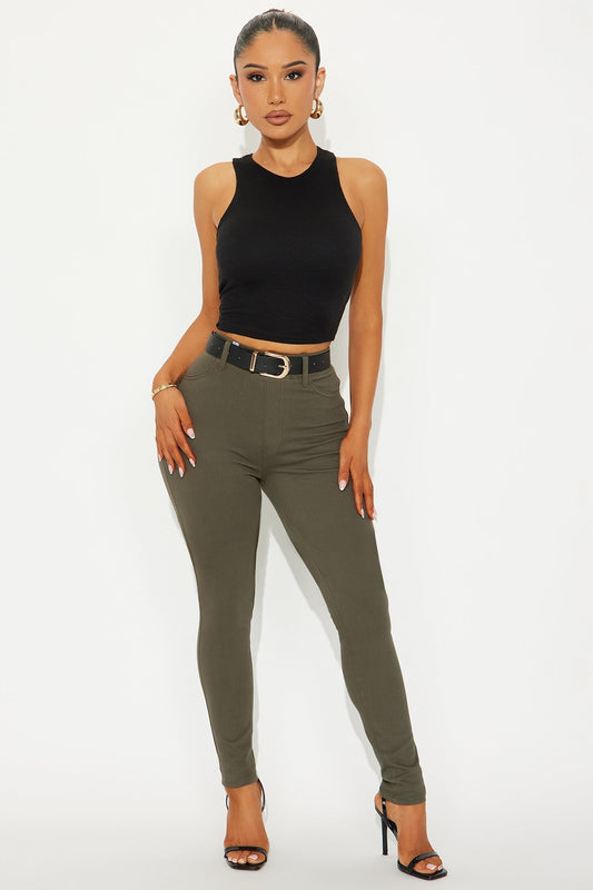 Galena Skinny Pant 29 - Olive