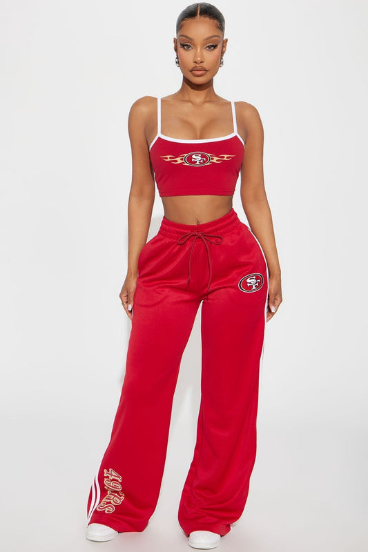 Niner Nation Wide Leg Pant - Red